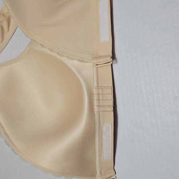 Women's FionaBra Cream Lace Trim Front Adjustable Closure Bra Size XL - Picture 4 of 8